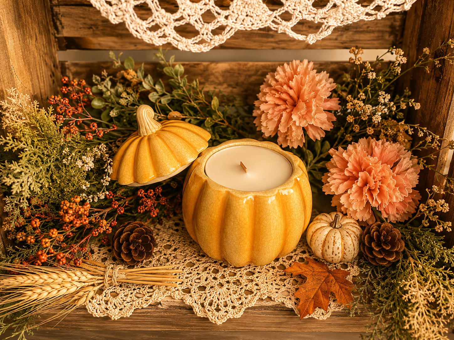 Harvest Pumpkin Candle