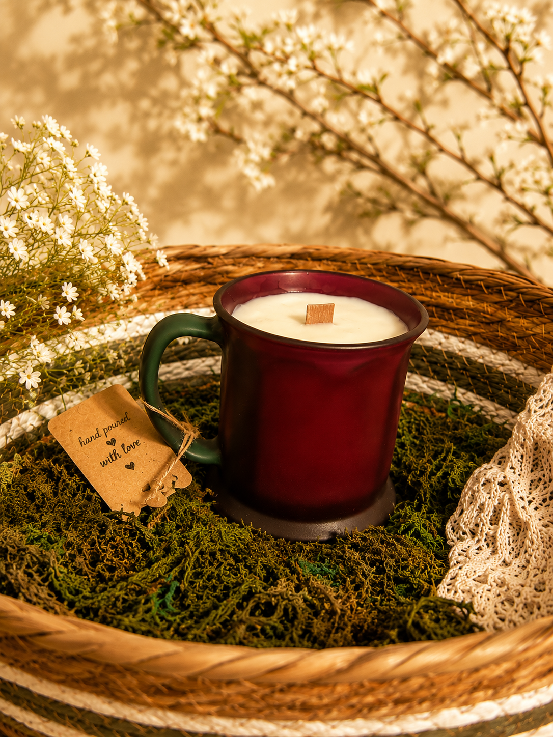 Woodland Cottage Mug Candle